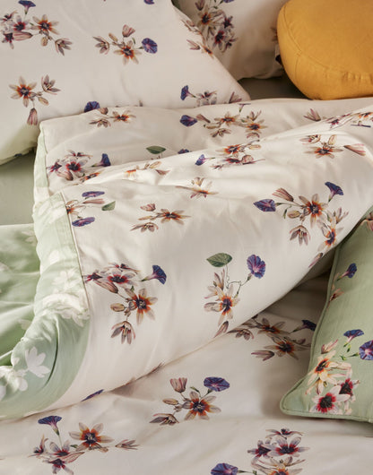 Essenza Fiora Vanilla katoensatijn 220TC dekbedovertrek