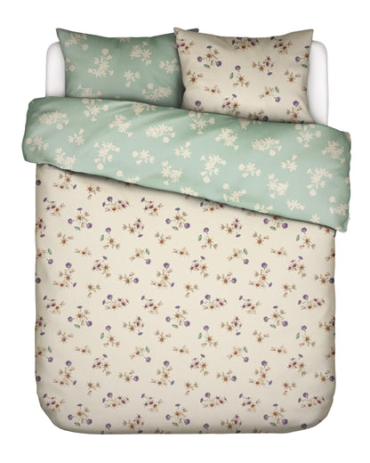 Essenza Fiora Vanilla katoensatijn 220TC dekbedovertrek