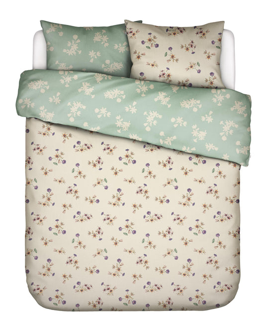 Essenza Fiora Vanilla katoensatijn 220TC dekbedovertrek