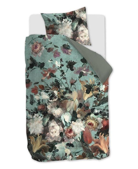 Beddinghouse Grandeur katoensatijn dekbedovertrek klassieke bloemen romantisch 220TC