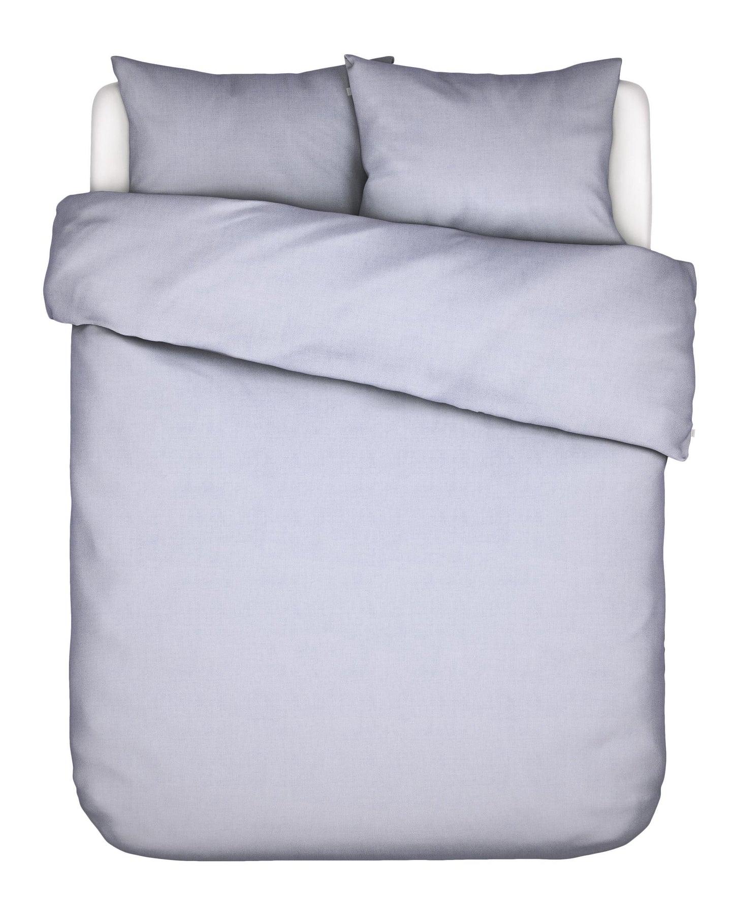 Essenza Jule Lavender Blue dekbedovertrek garengeverfd chambray katoen met linnenlook
