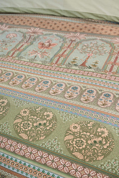 Pip Studio Bollywood Dream Green 200TC percal katoen dekbedovertrek