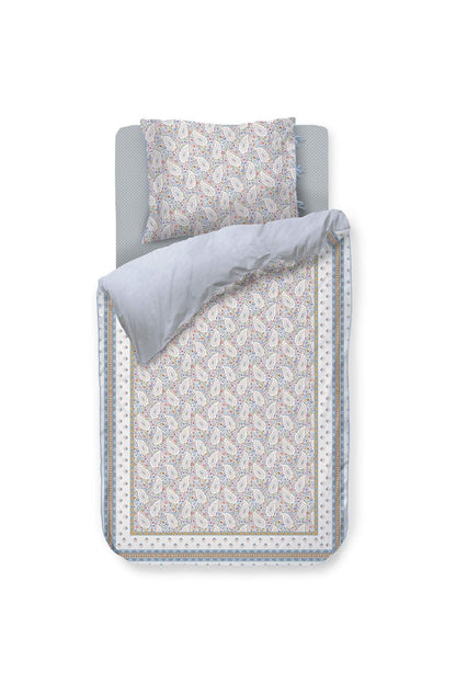 Pip Studio Kairi Bloom Light Blue 200TC percal katoen dekbedovertrek paisley
