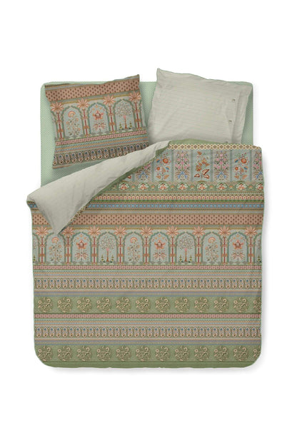 Pip Studio Bollywood Dream Green 200TC percal katoen dekbedovertrek