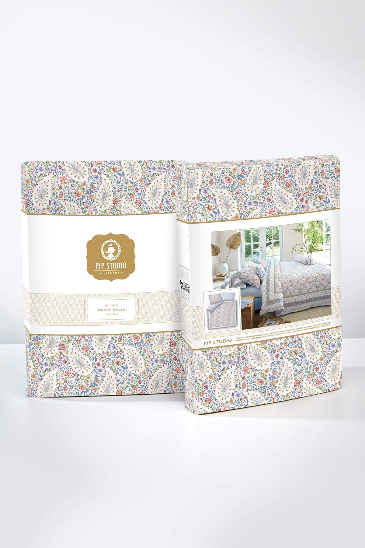Pip Studio Kairi Bloom Light Blue 200TC percal katoen dekbedovertrek paisley