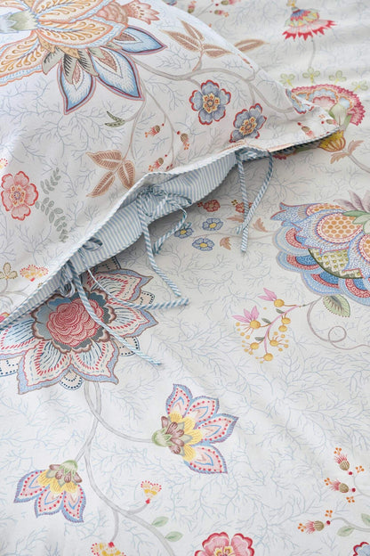 Pip Studio Mumbai Morning Light Blue perkal katoen 200TC dekbedovertrek