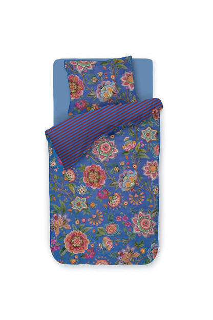 Pip Studio Bombay Bold Dark Blue 200TC percal katoen dekbedovertrek