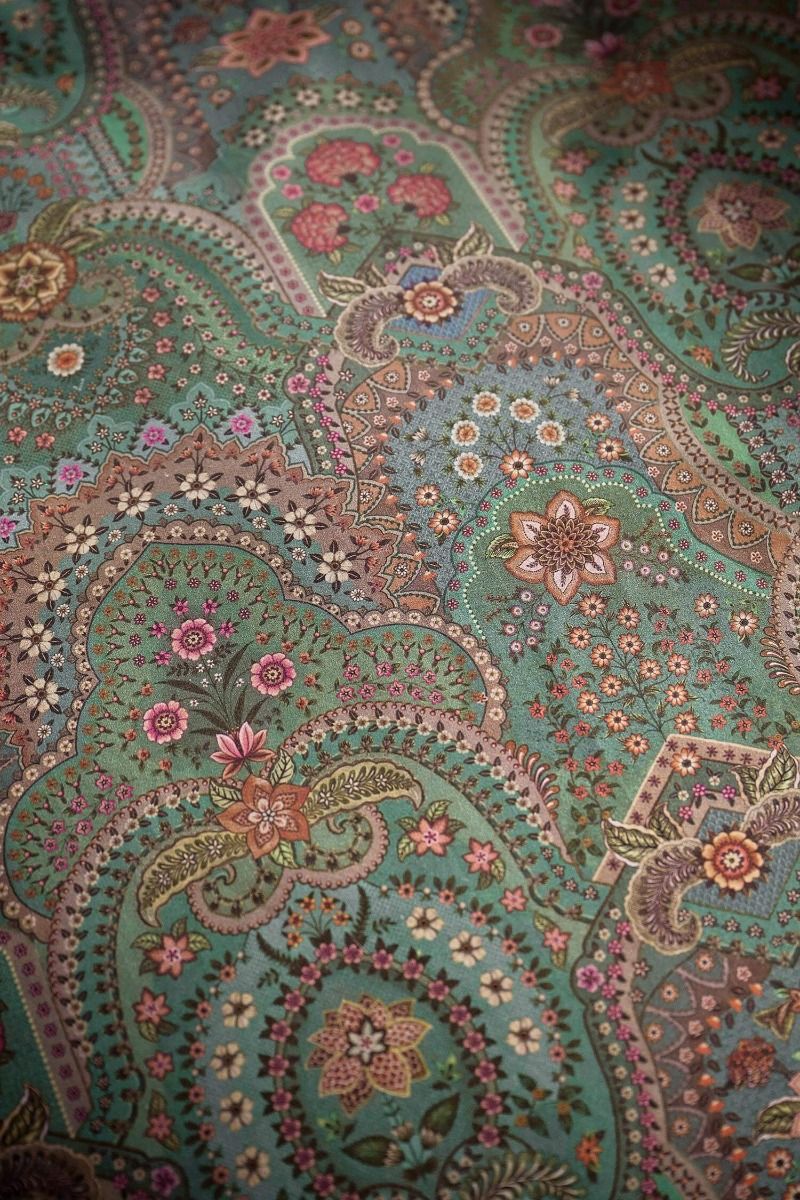 Pip Studio Little Jabali Green perkal 200TC dekbedovertrek