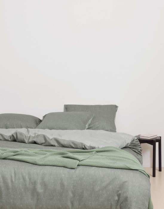 Marc O'Polo Toloma Green dekbedovertrek 220TC katoensatijn