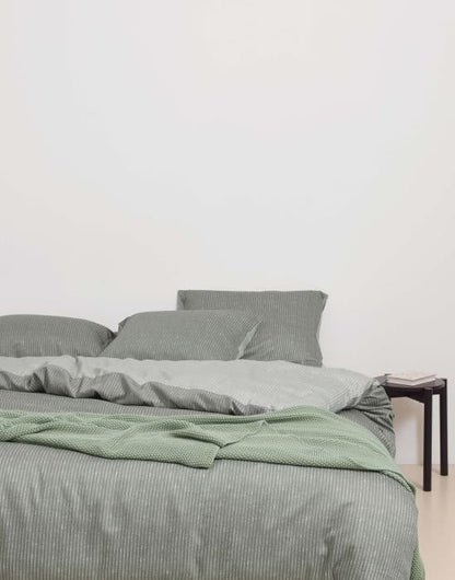 Marc O'Polo Toloma Green dekbedovertrek 220TC katoensatijn
