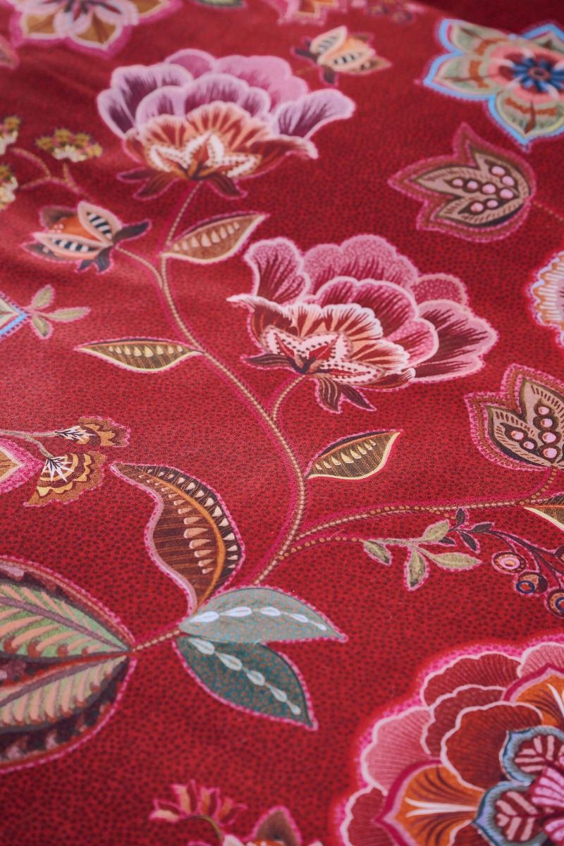 Pip Studio Matata Red 100% katoen twill (flanel) 188TC dekbedovertrek