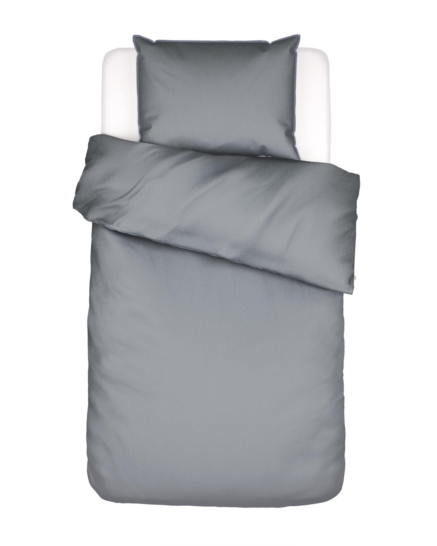 Essenza Minte kleur Grey dekbedovertrek katoensatijn 300TC