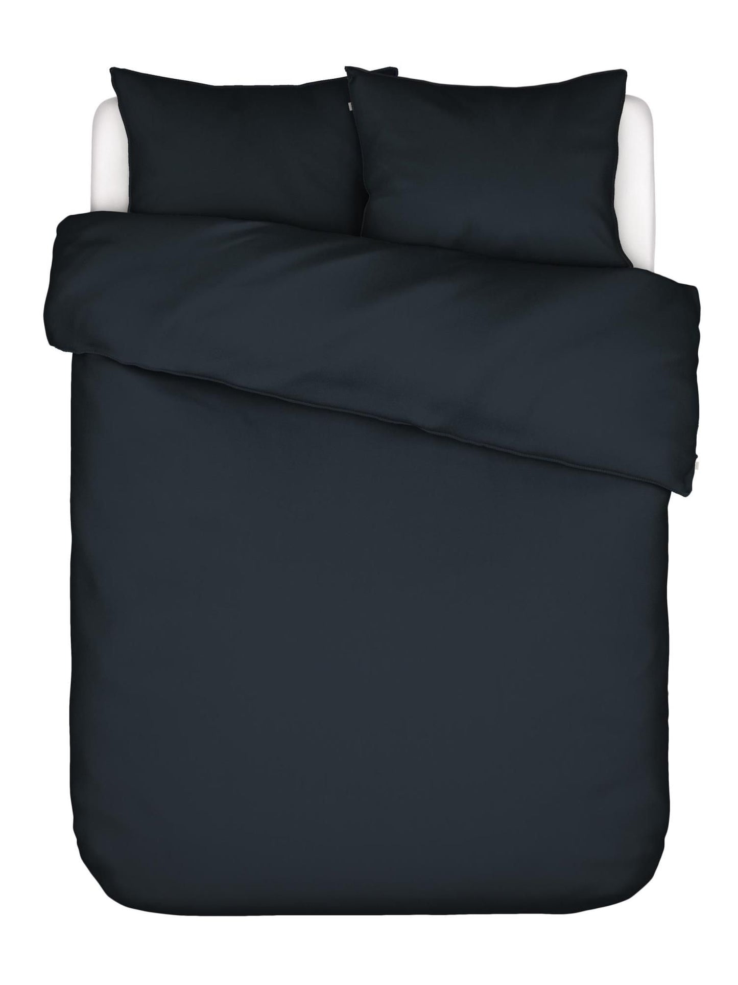 Essenza Minte kleur Nightblue dekbedovertrek katoensatijn 300TC