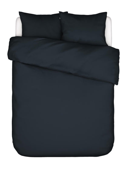 Essenza Minte kleur Nightblue dekbedovertrek katoensatijn 300TC