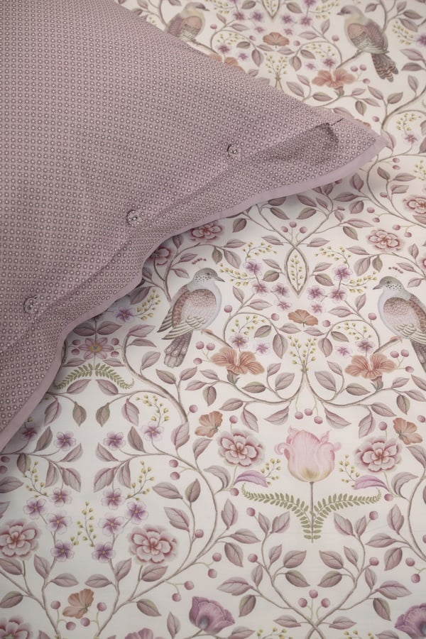 Pip Studio Garden of Dove offwhite 200TC perkal katoen dekbedovertrek