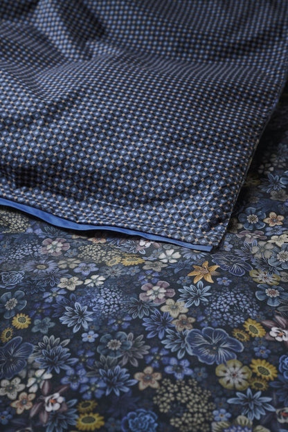 Pip Studio Tutti i Fiori Dark Blue percal 200TC perkal dekbedovertrek