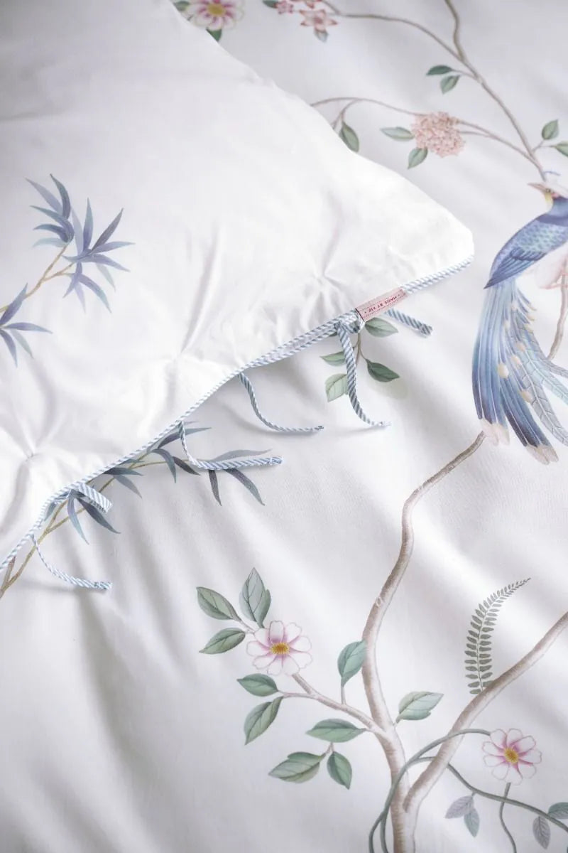 Pip Studio Bamboo Blossom White 200TC perkalkatoen dekbedovertrek