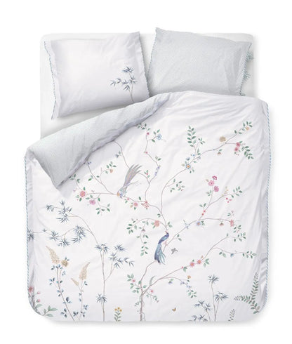 Pip Studio Bamboo Blossom White 200TC perkalkatoen dekbedovertrek