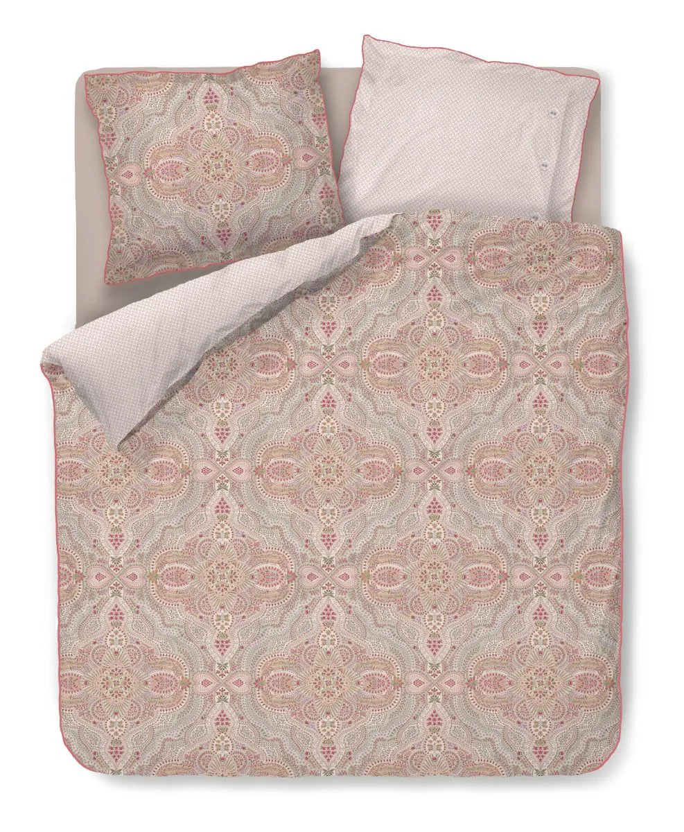 Pip Studio Moon Flower 200TC perkal katoen Licht roze dekbedovertrek