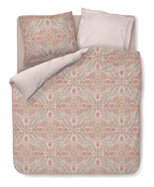 Pip Studio Moon Flower 200TC perkal katoen Licht roze dekbedovertrek