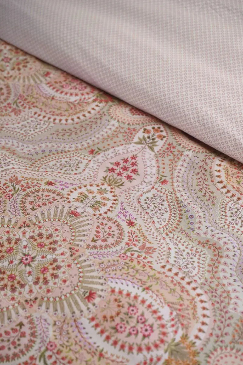 Pip Studio Moon Flower 200TC perkal katoen Licht roze dekbedovertrek