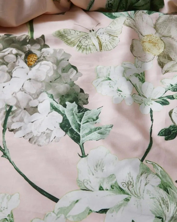 Essenza Rosalee Blush 215TC katoensatijn dekbedovertrek