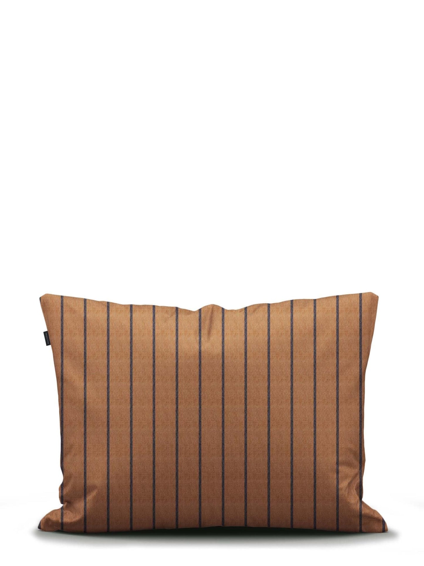 Marc O'Polo Torsken Warm Pecan kussensloop 50% hennep en 50% tencel yarn-dyed