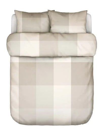 Marc O'Polo Erliv Grey dekbedovertrek 200TC percale yarn-dyed