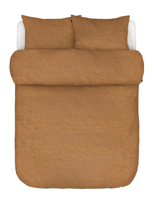 Marc O'Polo by Essenza Valka warm pecan dekbedovertrek 100% linnen