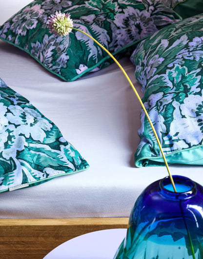 Essenza Yfke Easy Green dekbedovertrek 300TC katoensatijn