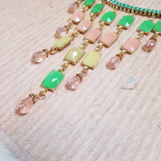 Ibiza stijl ketting, necklace