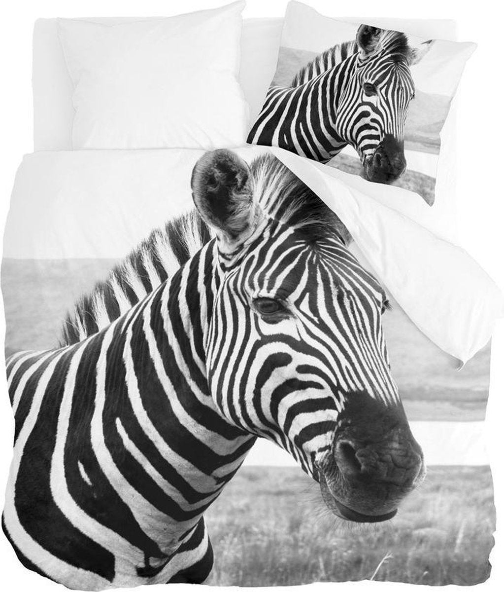 Byrklund Zebra dekbedovertrekset katoen