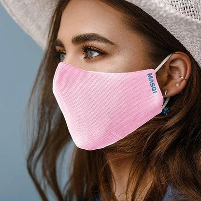 Masqi protect mondmasker in 3 kleuren en 2 maten herbruikbaar = uitwasbaar